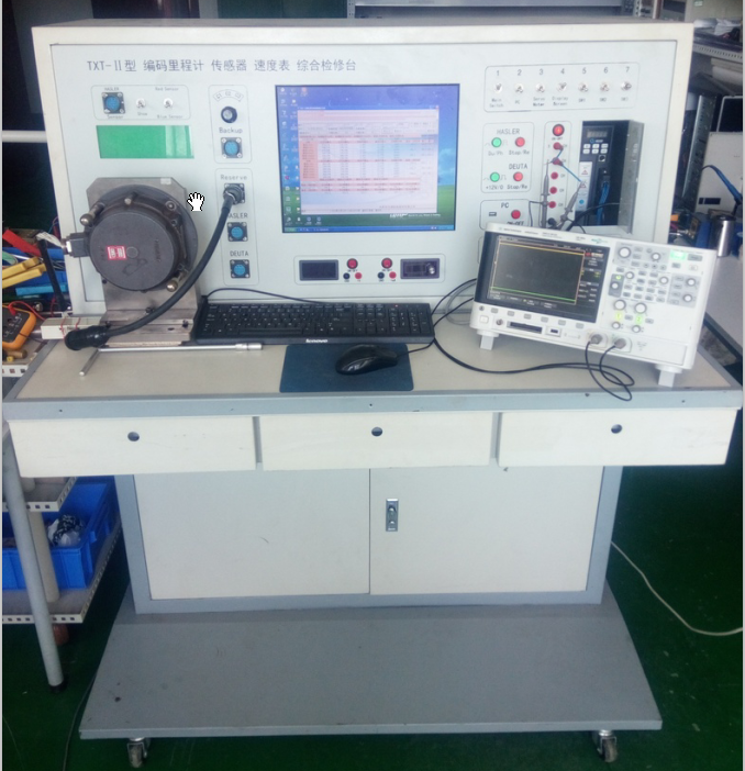 TXT-Ⅱ型 编码里程计 传感器 速度表 综合检修台